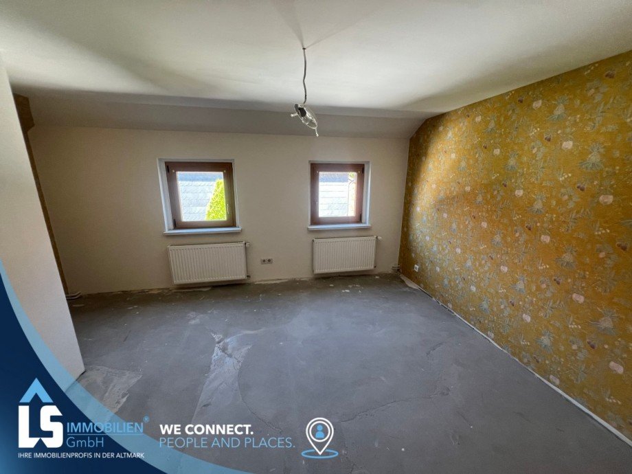 Schlafzimmer 2 OG Doppelhaush�lfte Quedlinburg