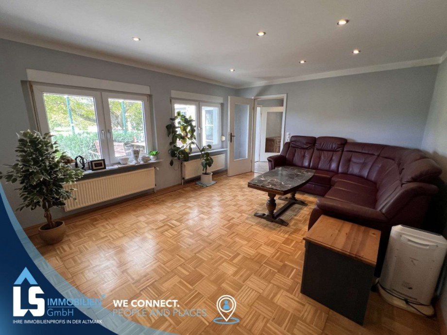 Wohnzimmer Bungalow Eichstedt (Altmark)
