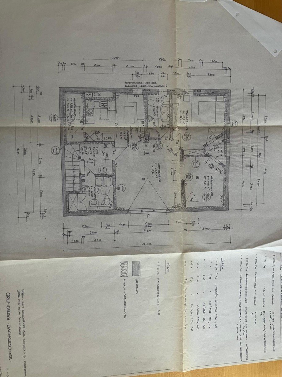 Grundriss DG Wohn- / Gesch�ftshaus Wittstock/Dosse