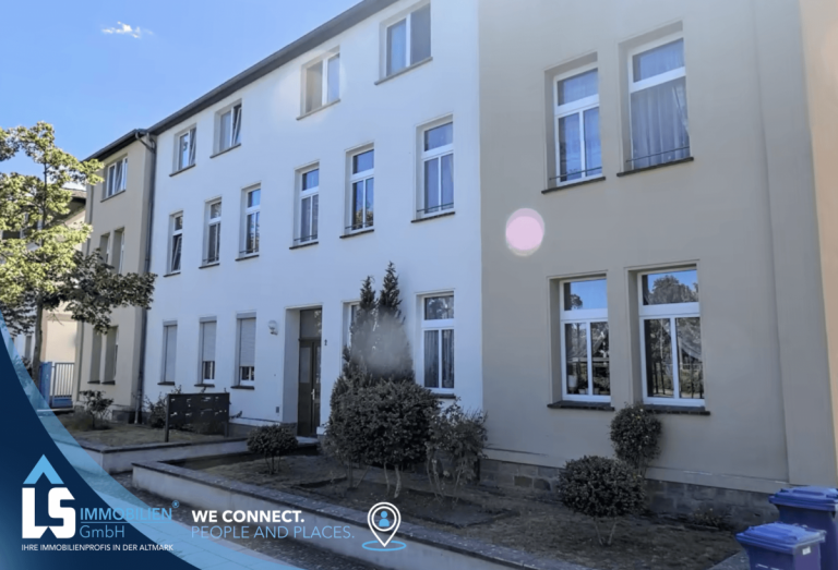 Hausansicht Osterburg (Altmark) Etagenwohnung Hell, zentral und ruhig!