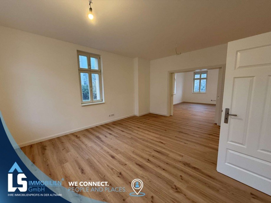 Wohn- und Essbereich Maisonettewohnung Stendal