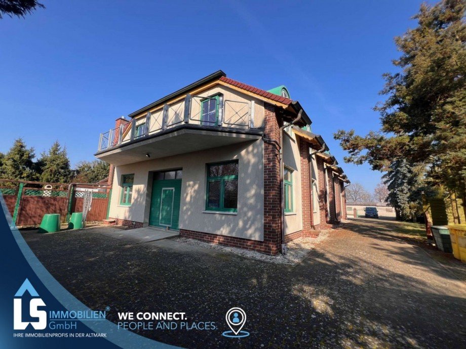 Ansicht hinten Wohn- / Gesch�ftshaus Wusterhausen/Dosse