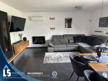 Wohnzimmer Exklusiver Bungalow mit Pool, Naturstein & Premium-Ausstattung in Stendal-Galgenberg