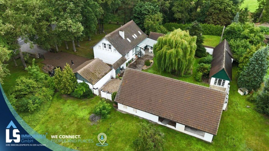 Luftaufnahme Einfamilienhaus Gardelegen