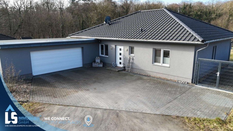 Hausansicht Bungalow Stendal