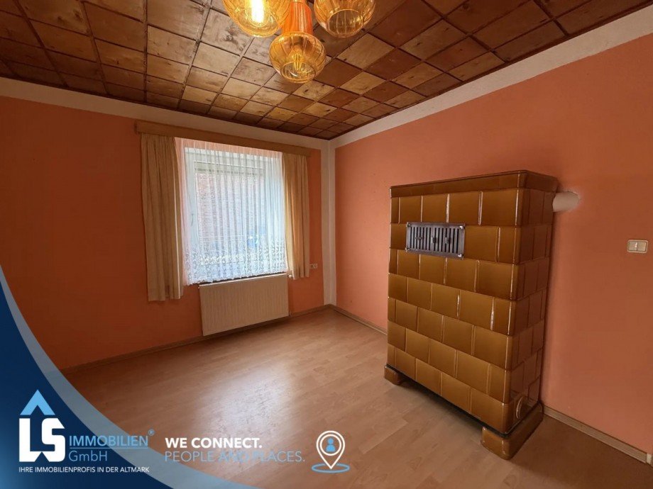 Wohnzimmer Doppelhaush�lfte D�mitz OT Heidhof