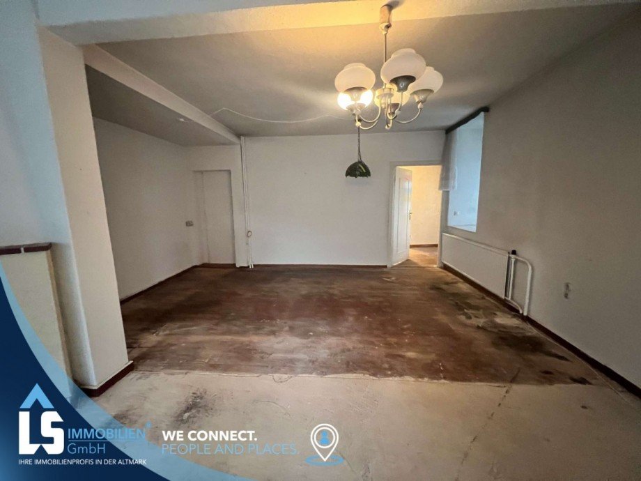 Wohnzimmer Doppelhaush�lfte Perleberg