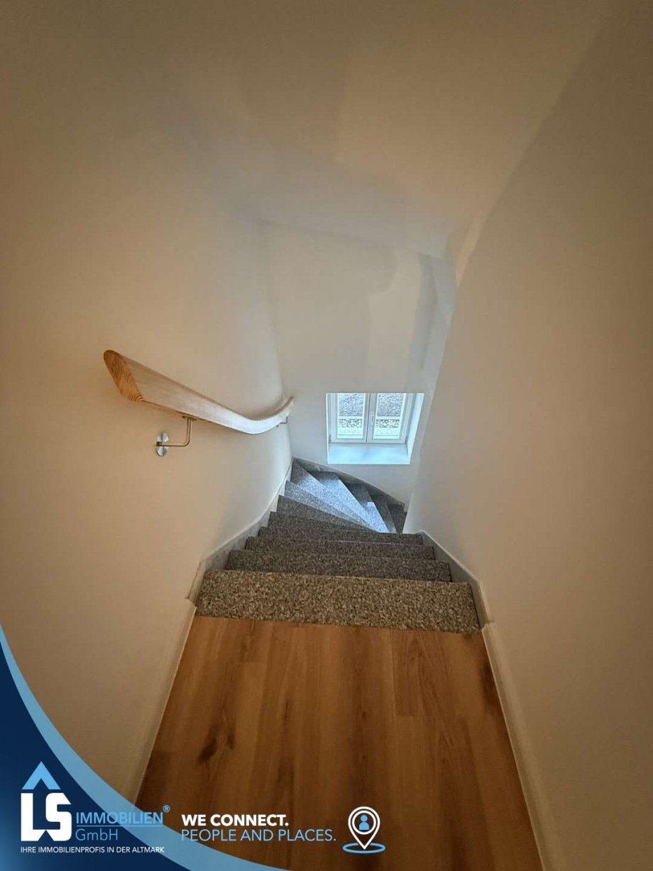 Treppe zum UG Maisonettewohnung Stendal