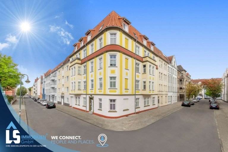 Au�enansicht Wittenberge Dachgeschosswohnung Kapitalanlage oder selber nutzen, Sie entscheiden!