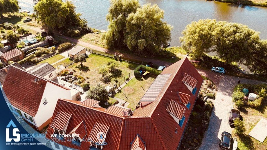 Drohnenbild 2 Mehrfamilienhaus Havelberg