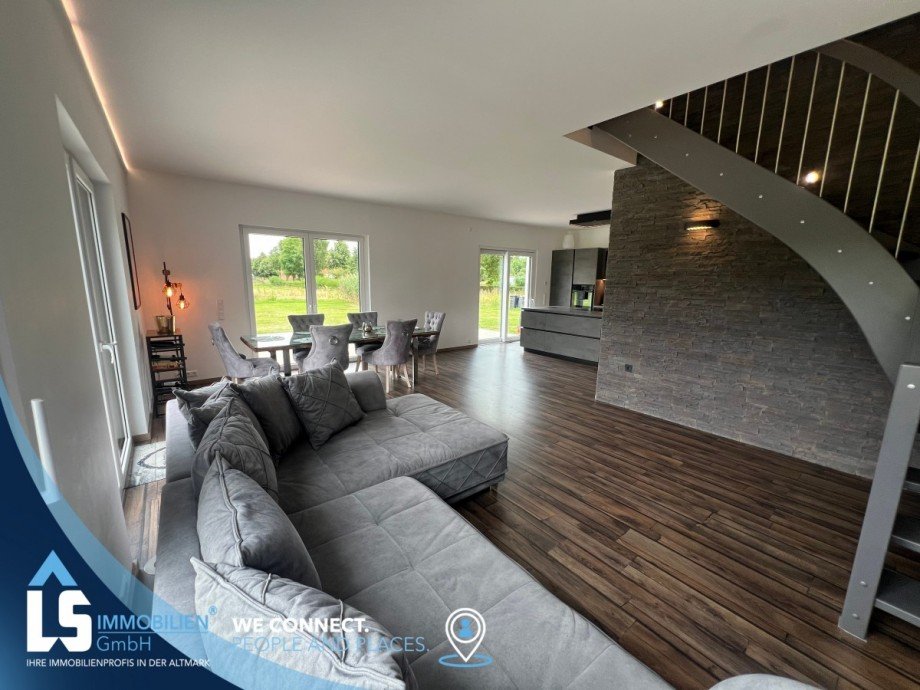 Wohnzimmer Einfamilienhaus Wahrenberg OT Aland
