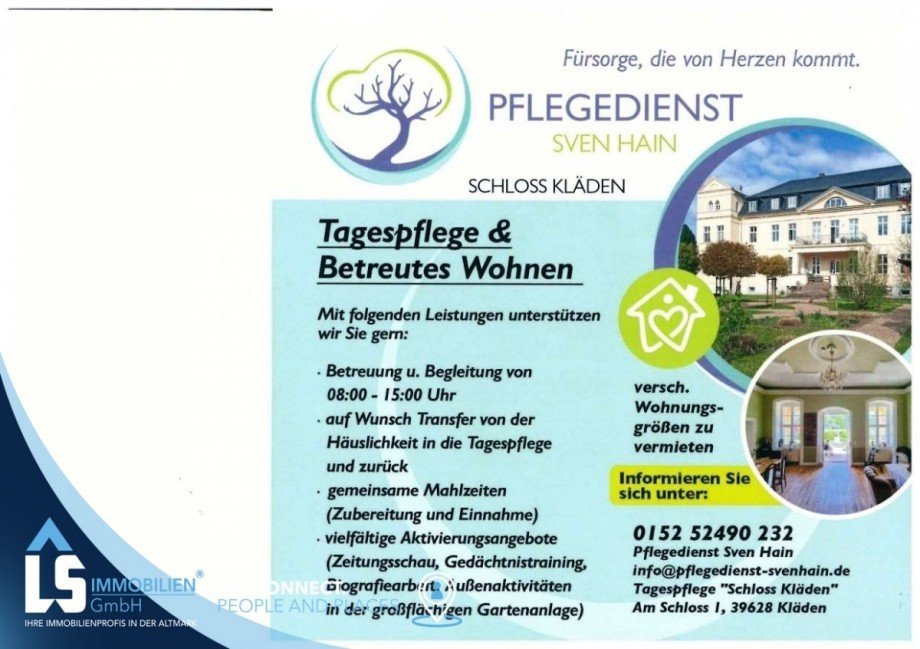 Leistungen Pflegedienst Zimmer Kl�den
