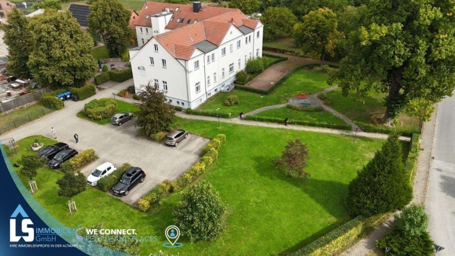 Hausansicht mit Garten Erdgeschosswohnung Stechow-Ferchesar