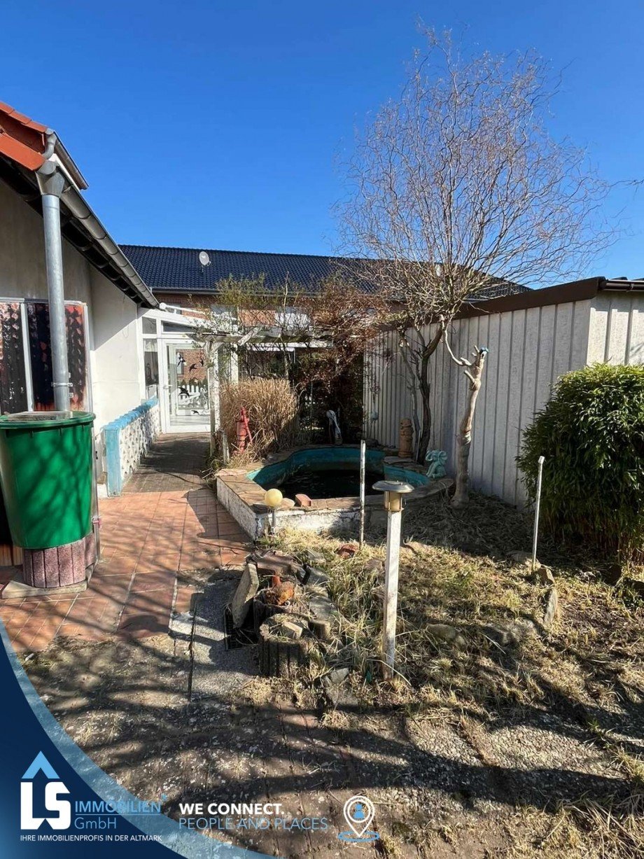 Au�enbereich Doppelhaush�lfte Perleberg