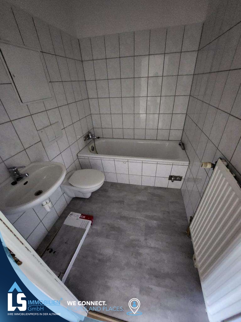 Badezimmer Etagenwohnung Wolfen