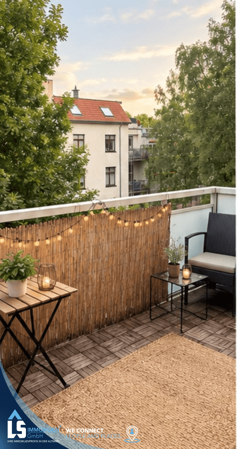 Balkon Maisonettewohnung Magdeburg