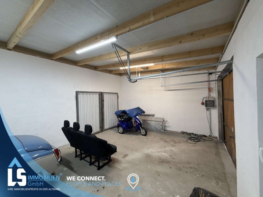 Garage Innen 1 Doppelhaush�lfte Havelberg