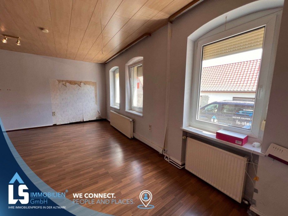 Wohnzimmer Doppelhaush�lfte Bittkau