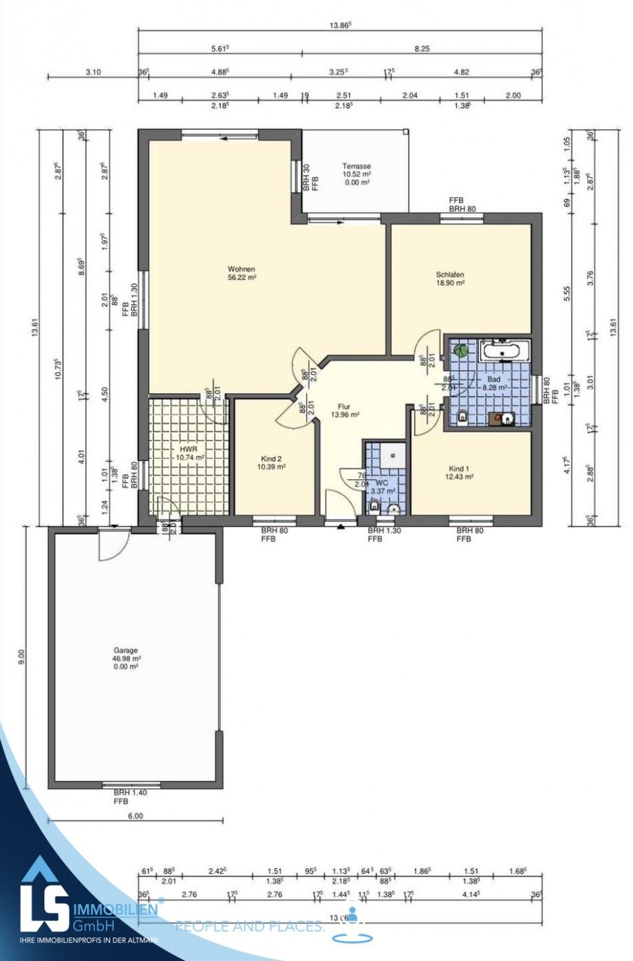 Grundriss Bungalow Stendal