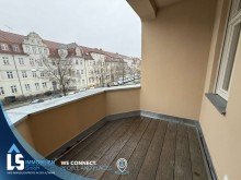 Ausblick vom Balkon 5 Zimmer und 3 B�der - Gro�z�gige, lichtstarke Maisonettwohnung mit Balkon und Stellplatz in Stendal