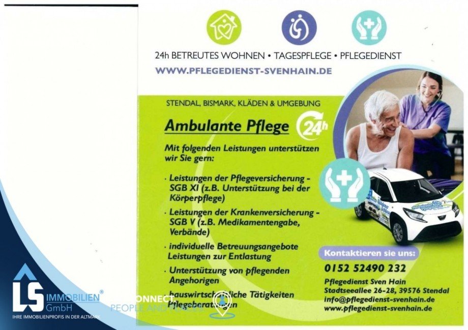 Leistungen Pflegedienst Zimmer Kl�den
