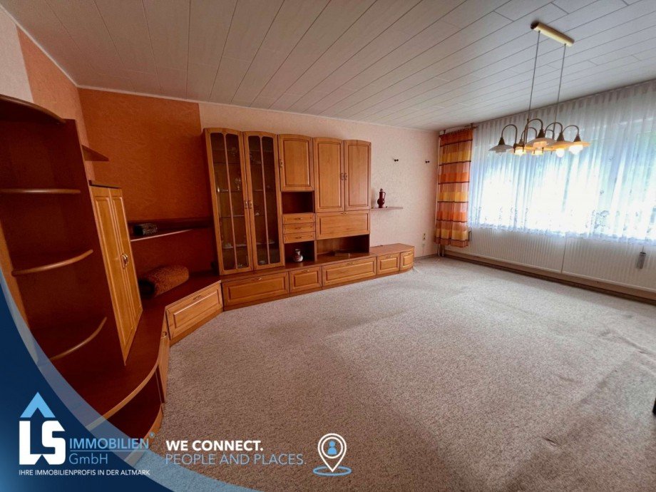 Wohnzimmer Einfamilienhaus Sch�nhausen (Elbe)