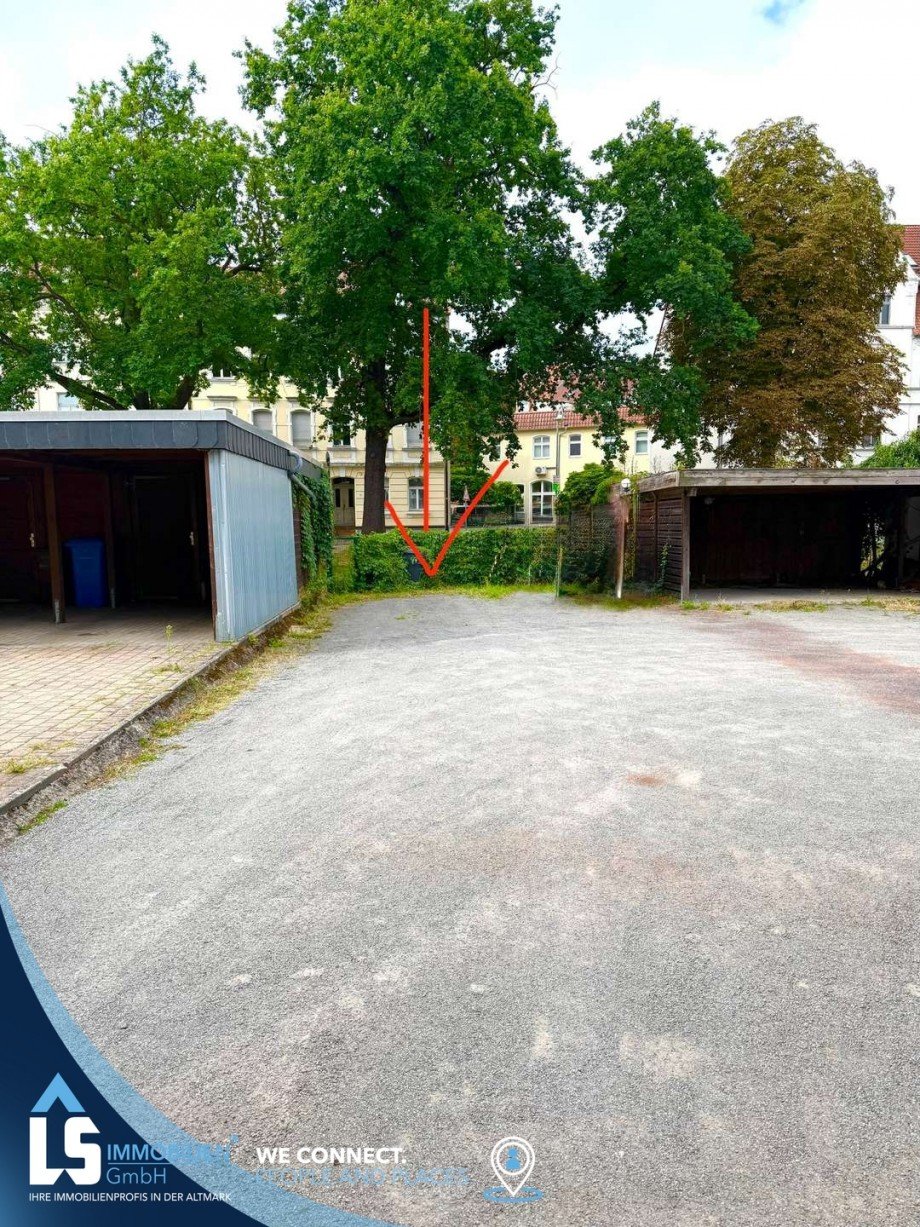 zugeh�riger Parkplatz Maisonettewohnung Stendal