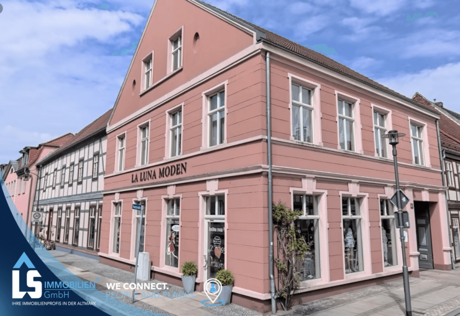 Hausansicht Wohn- / Gesch�ftshaus Osterburg (Altmark)