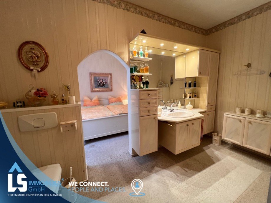 WC mit Schlafzimmer Reihenmittelhaus Tangerm�nde