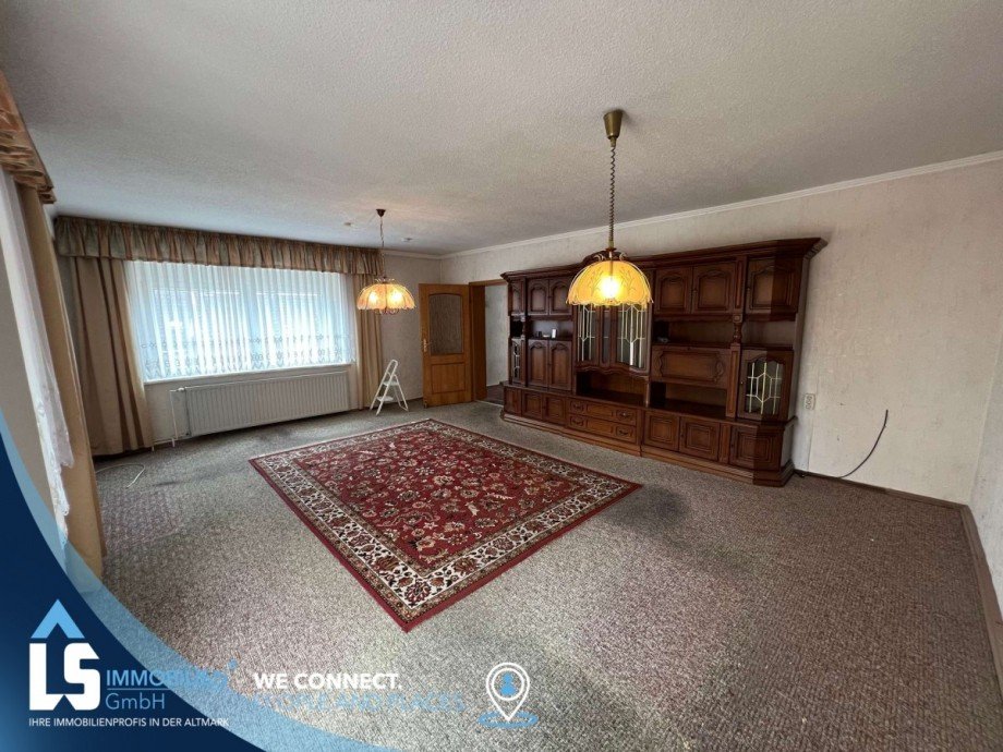 Wohnzimmer Einfamilienhaus Gro� Santersleben