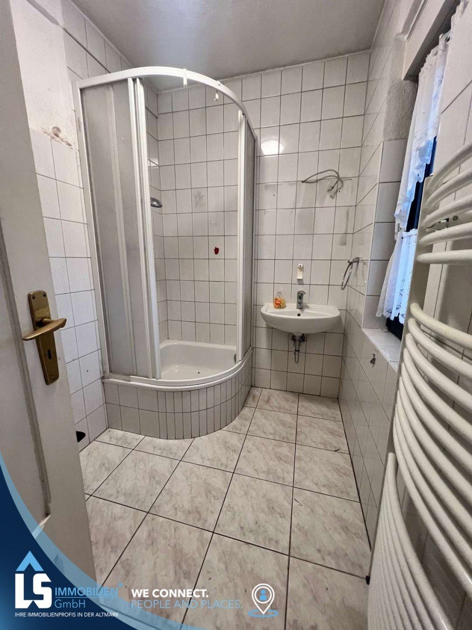 Badezimmer Doppelhaush�lfte Perleberg