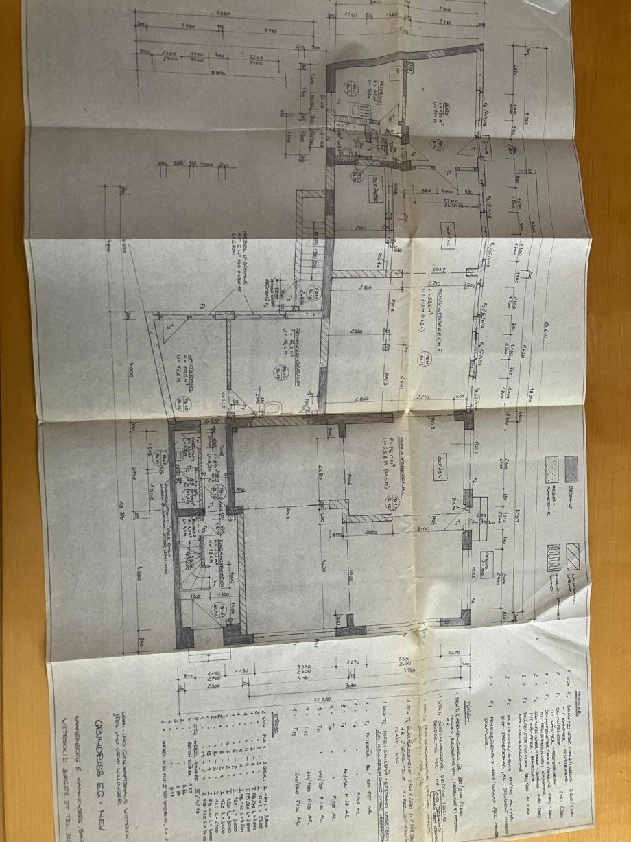 Grundriss EG Mehrfamilienhaus Wittstock/Dosse