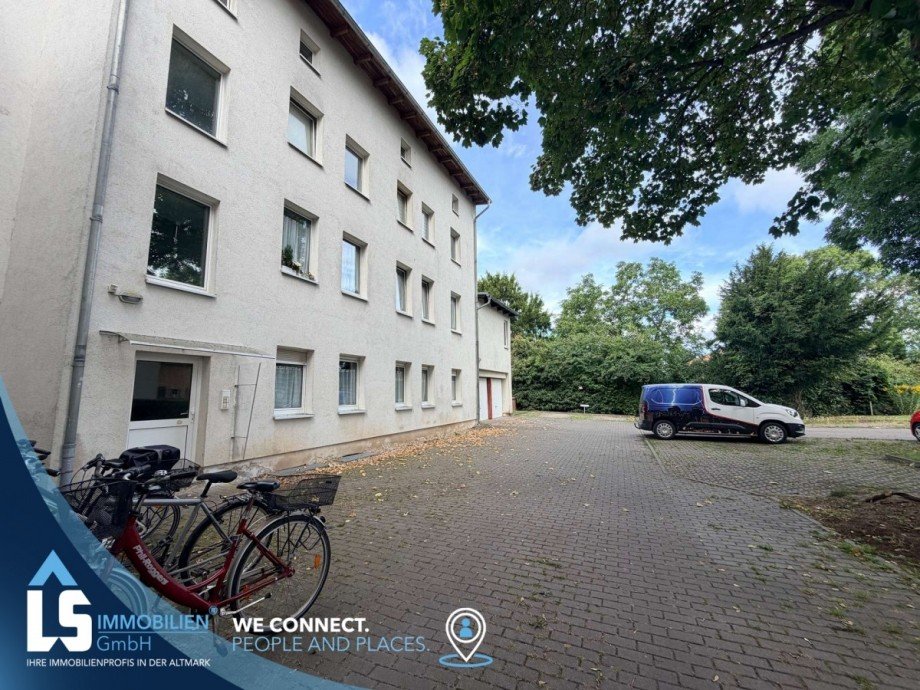 Innenhof Erdgeschosswohnung Stendal