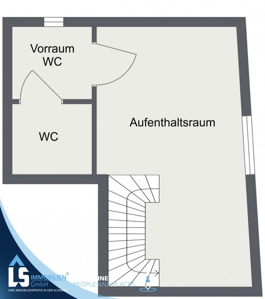 Grundriss OG B�rofl�che Gardelegen