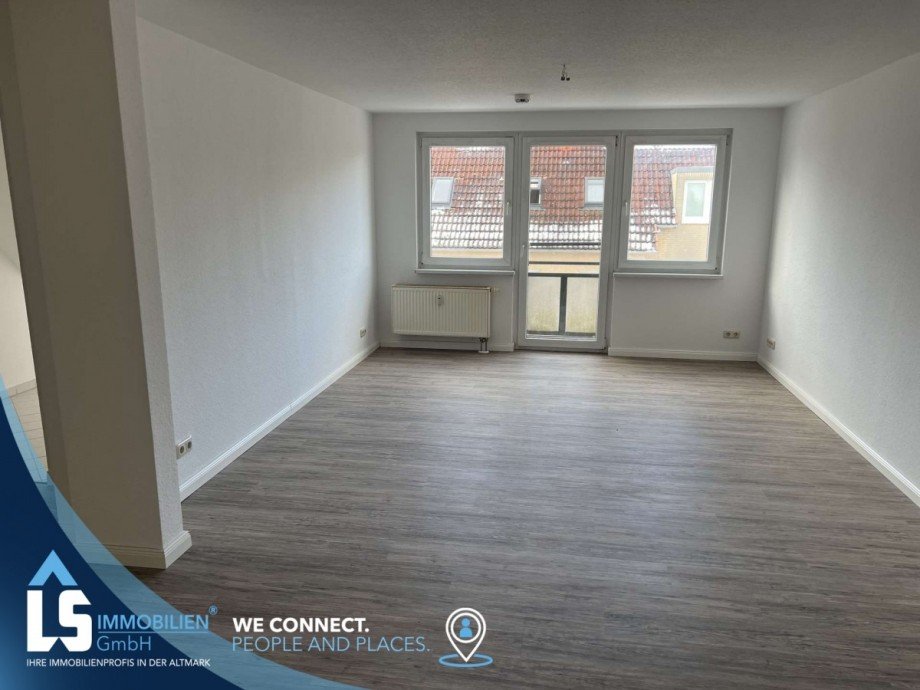 Wohnzimmer Erdgeschosswohnung Dahlenwarsleben