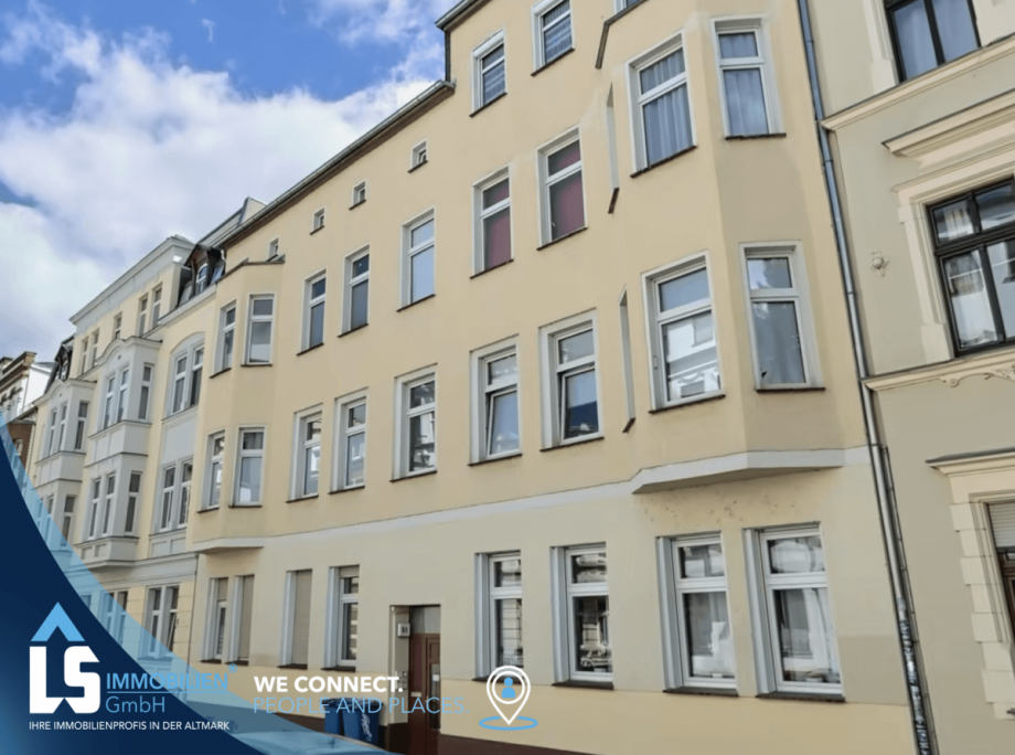 Hausansicht Maisonettewohnung Magdeburg