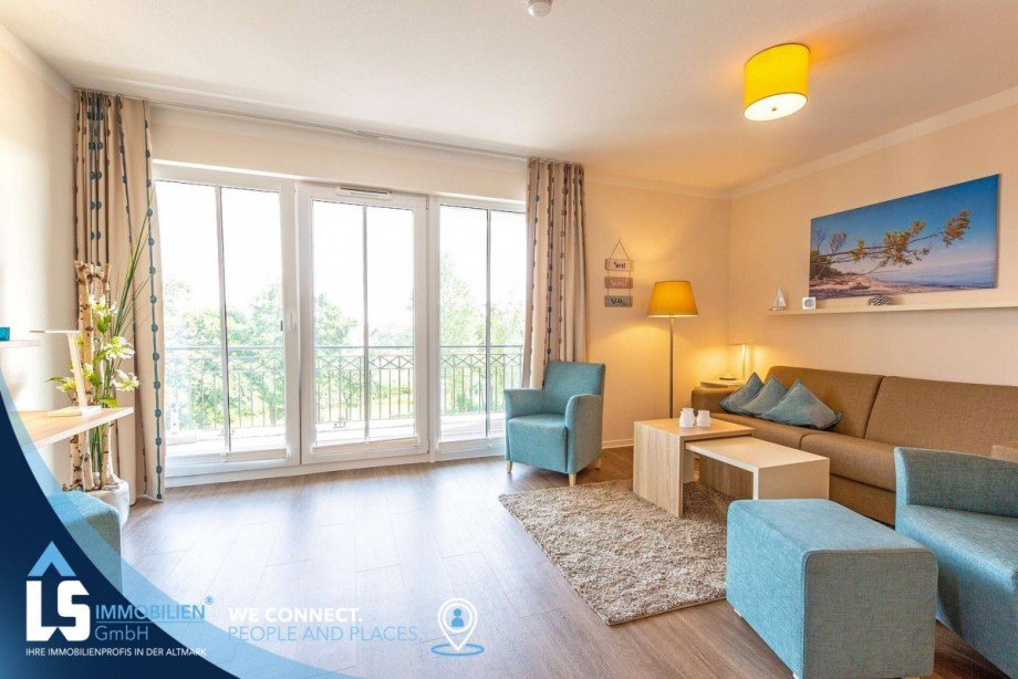 Wohnzimmer Etagenwohnung B�rgerende-Rethwisch