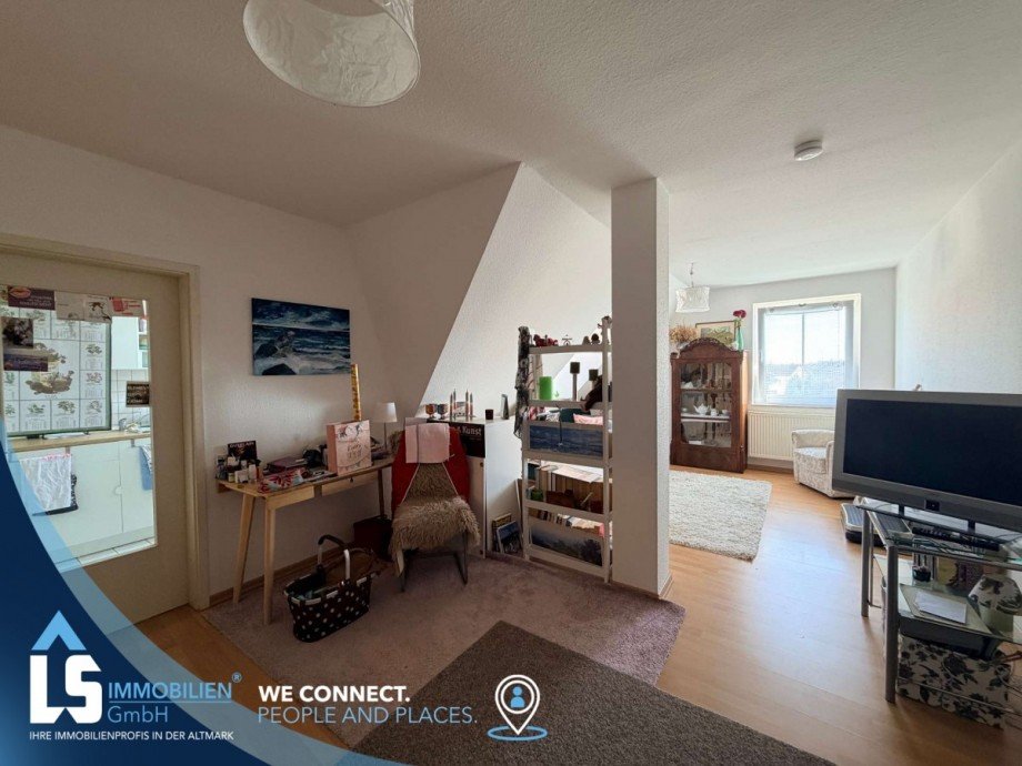 Wohn -und Schlafbereich Etagenwohnung Osterburg (Altmark)